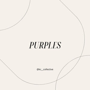 PURPLE CLOTHING + SHOES